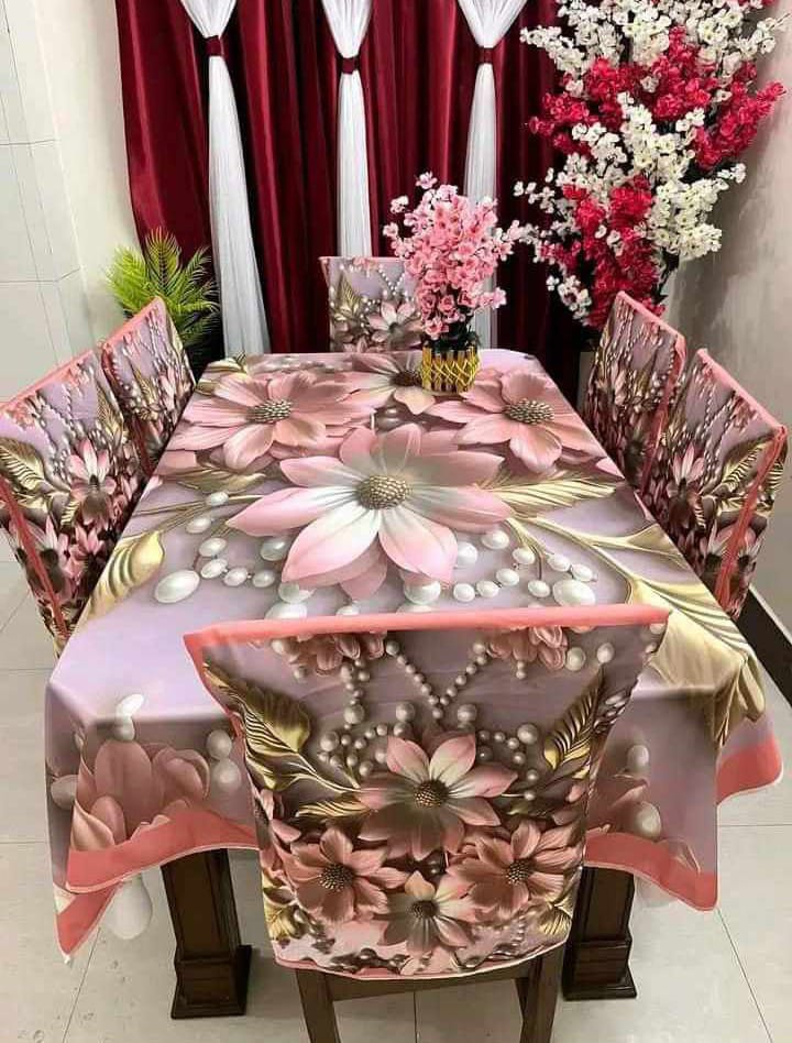 China Premium 3d Print Table cloth 5058