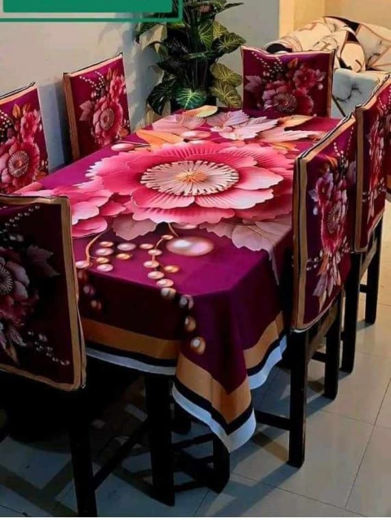 China Premium 3D Print Table cloth 5545