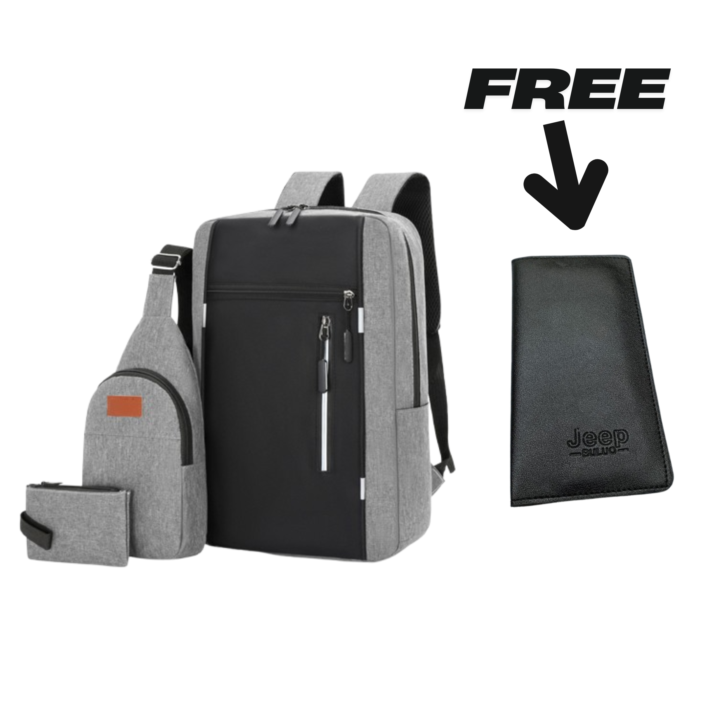 Premium Travel Bag Set 3.1 + FREE Wallet 7558